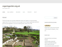 Tablet Screenshot of organicgarden.org.uk